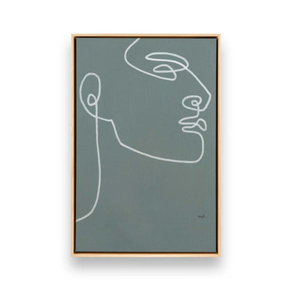 [Color:American Maple], Picture of art in a American Maple frame