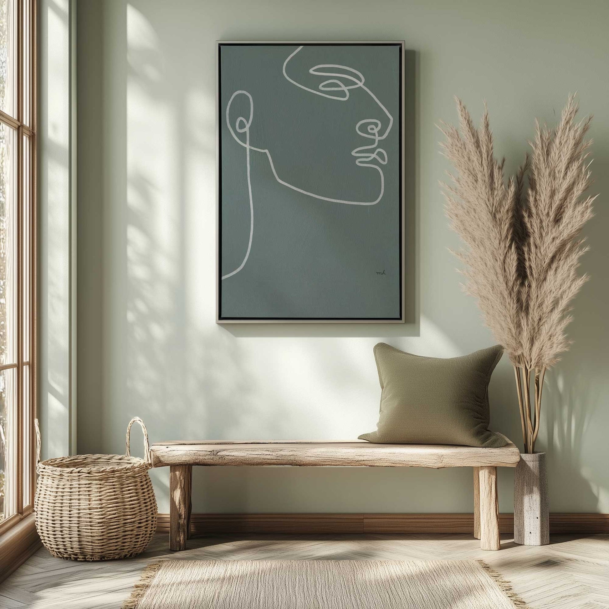 Picture of art in a room