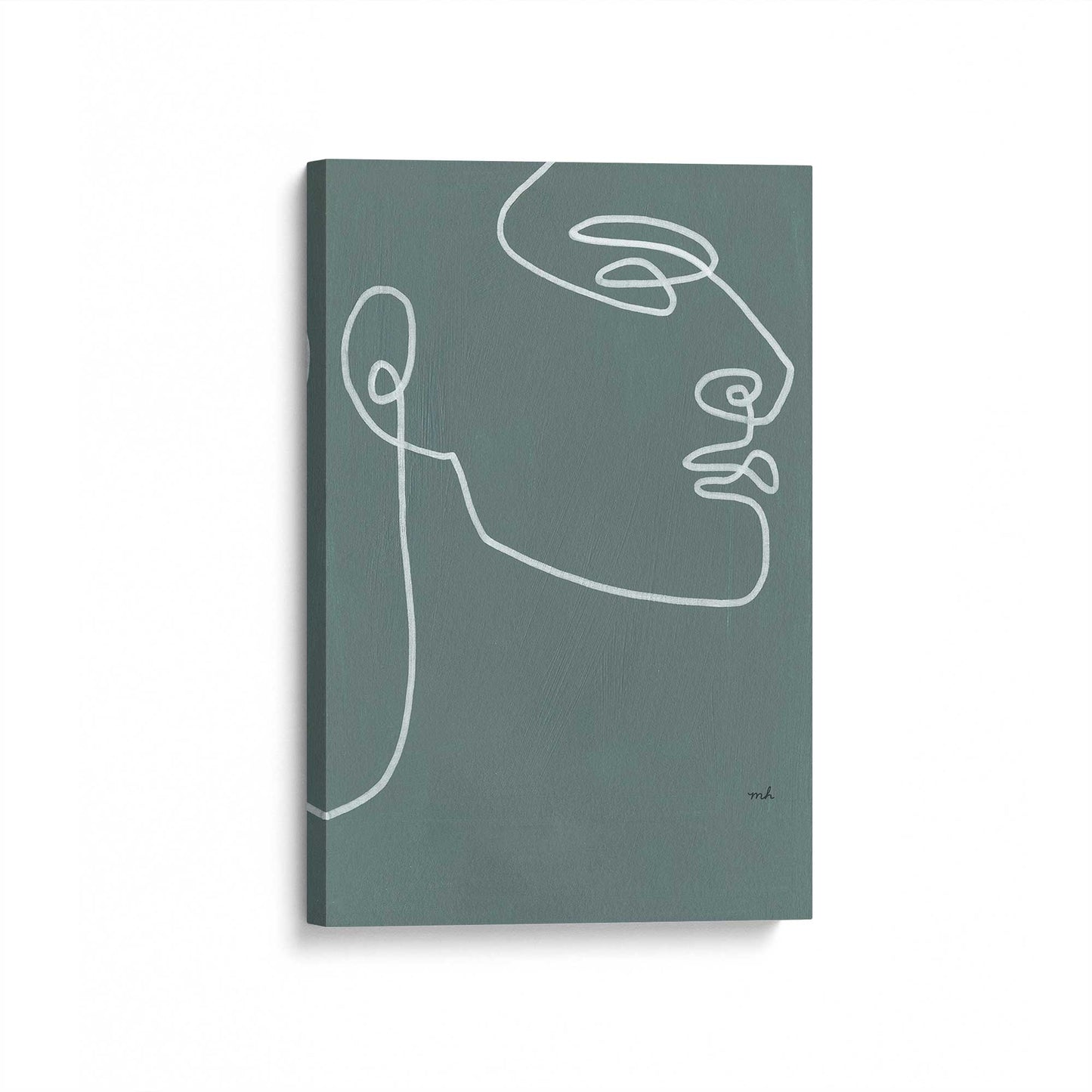 [Color:Stretched Canvas], Picture of art at an angle