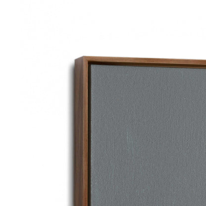 [Color:Walnut], Picture of art in a Walnut frame at an angle