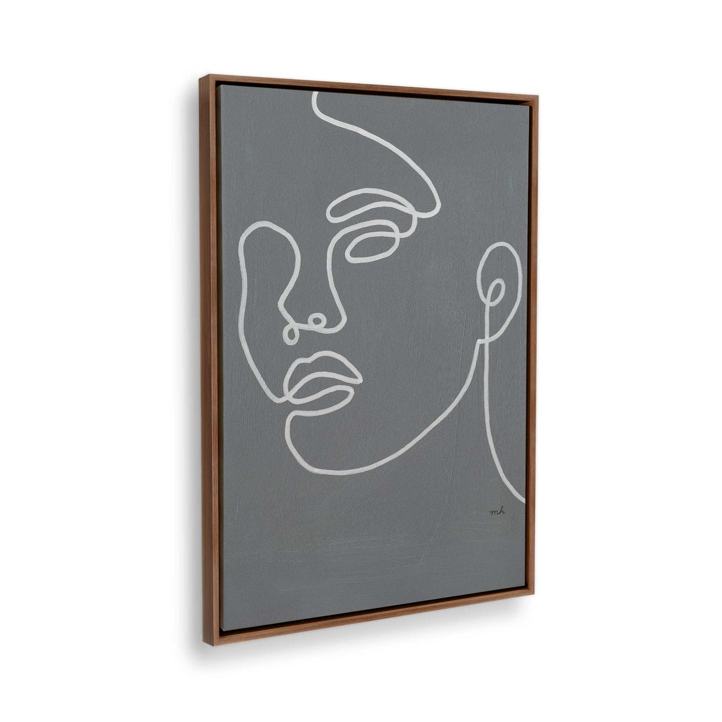 [Color:Walnut], Picture of the corner of the art