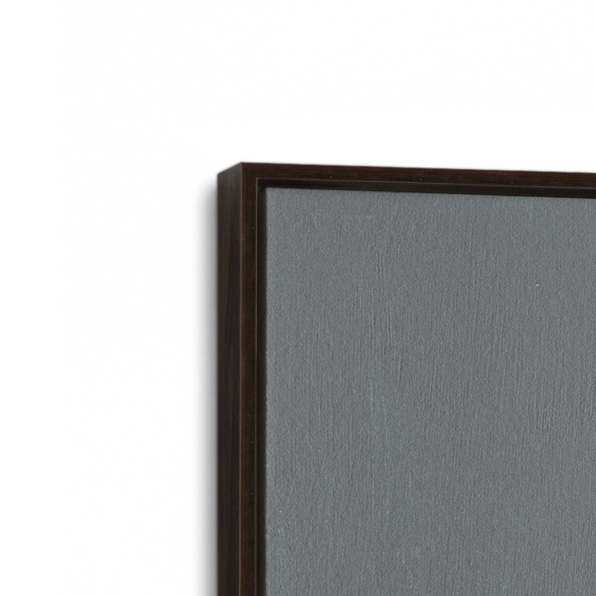 [Color:Espresso], Picture of art in a Espresso frame at an angle
