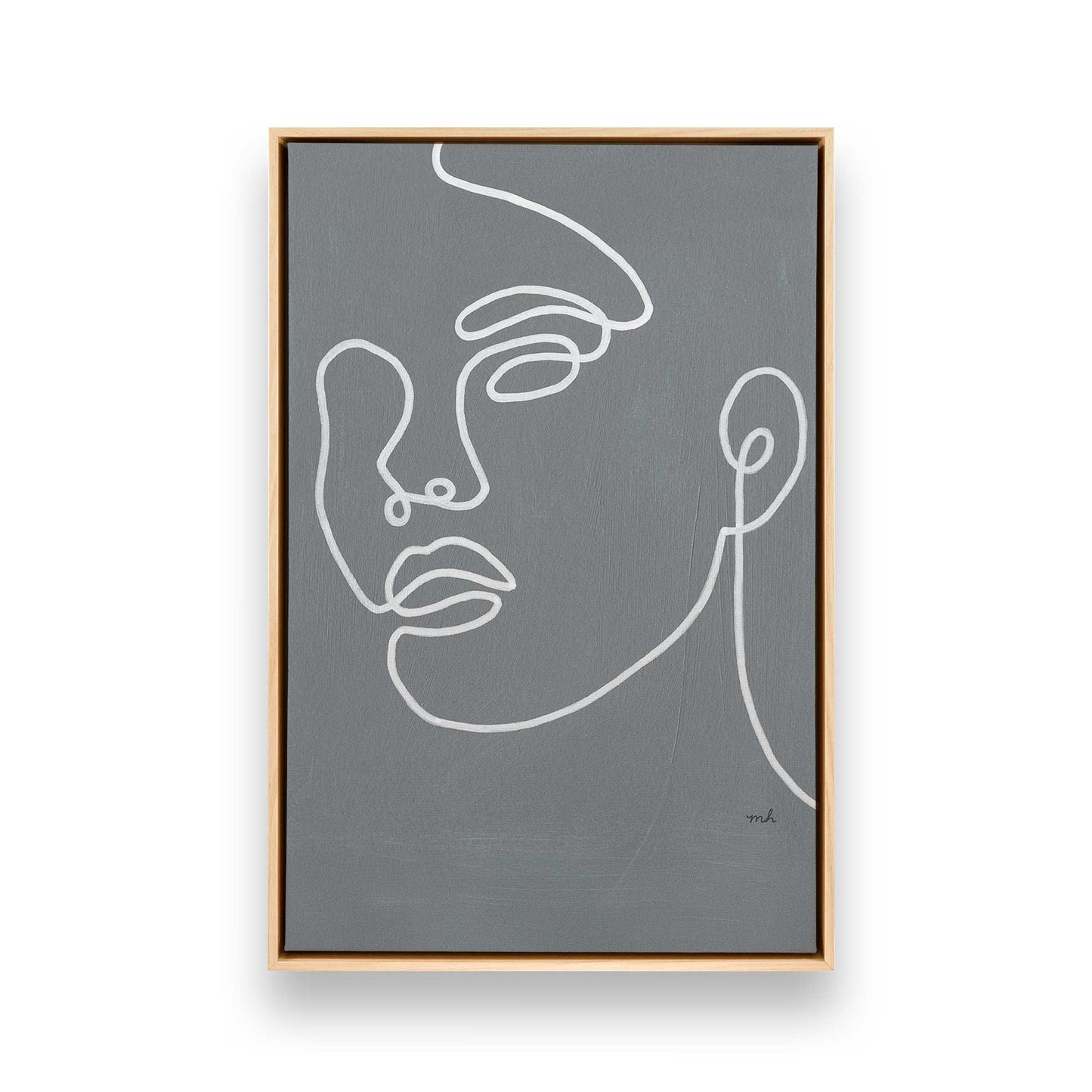 [Color:American Maple], Picture of art in a American Maple frame