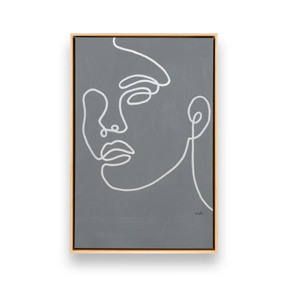 [Color:American Maple], Picture of art in a American Maple frame