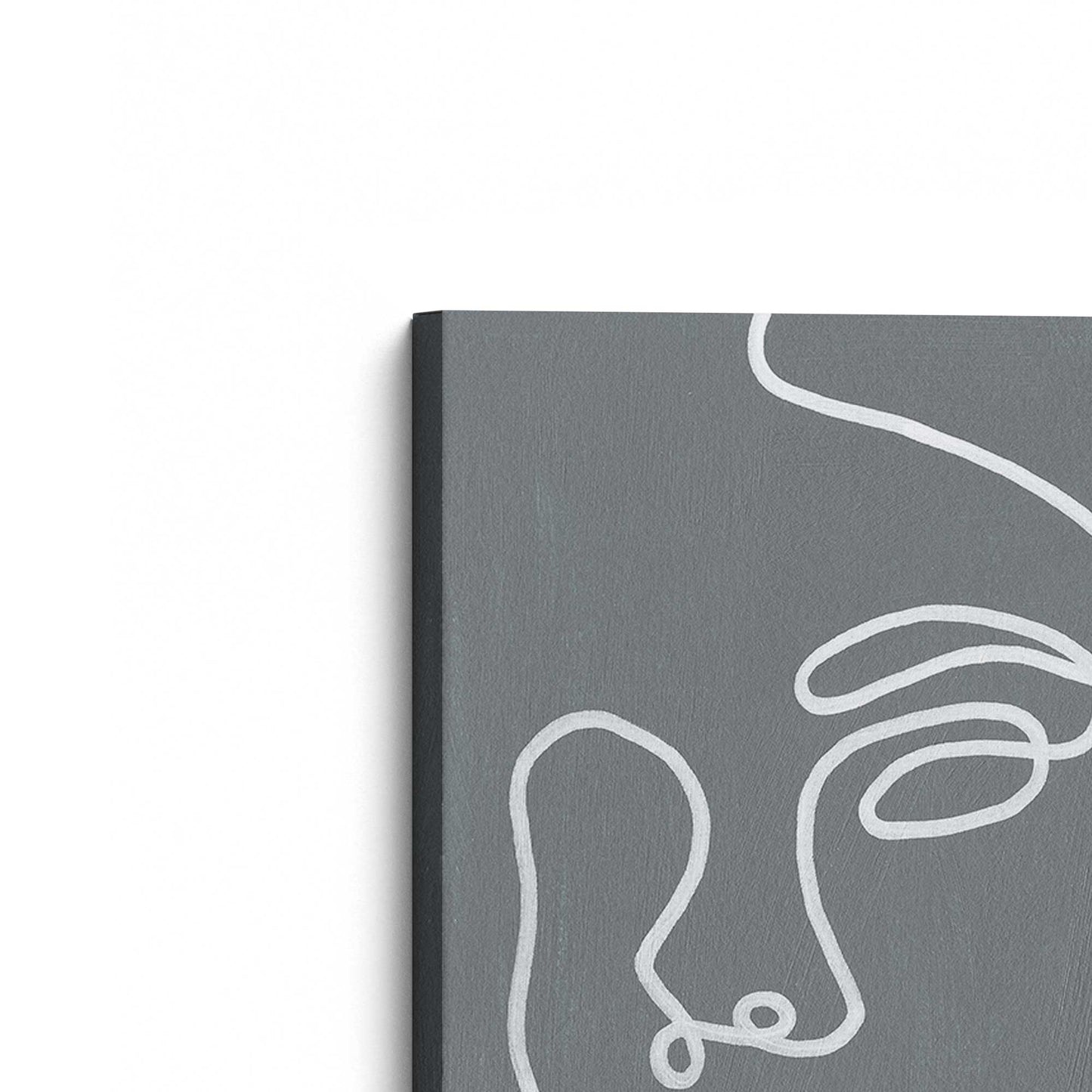 [Color:Stretched Canvas], Picture of the corner of the art