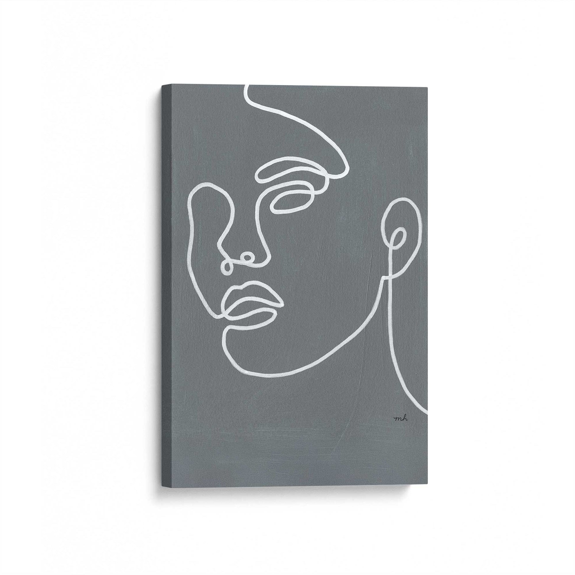 [Color:Stretched Canvas], Picture of art at an angle