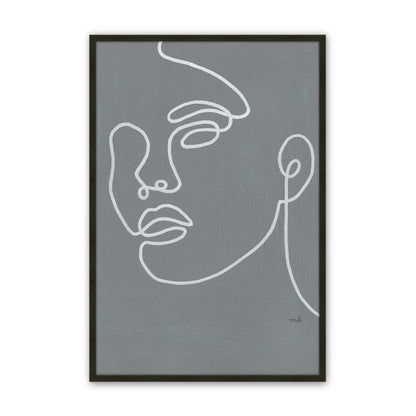 [Color:Satin Black], Picture of art in a Satin Black frame