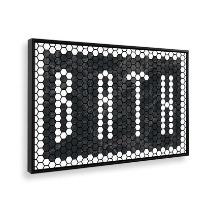 [Color:Satin Black], Picture of the corner of the art