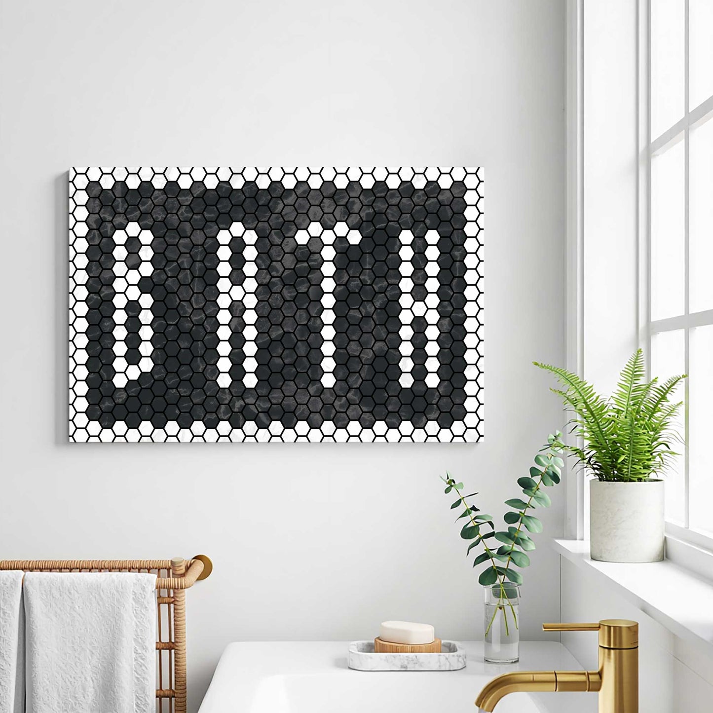 Picture of art in a room