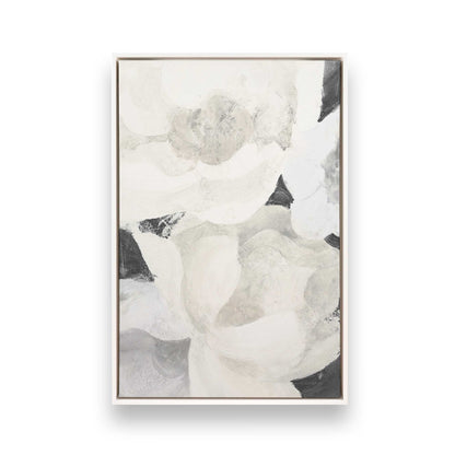 [Color:Opaque White], Picture of art in a White frame