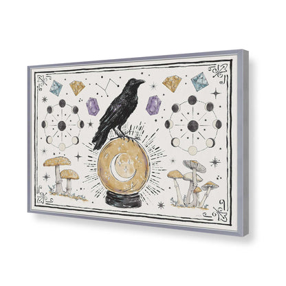 [Color:Polished Chrome], Picture of art in a Polished Chrome frame of the corner