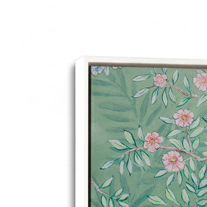 [Color:Opaque White], Picture of art in a White frame at an angle