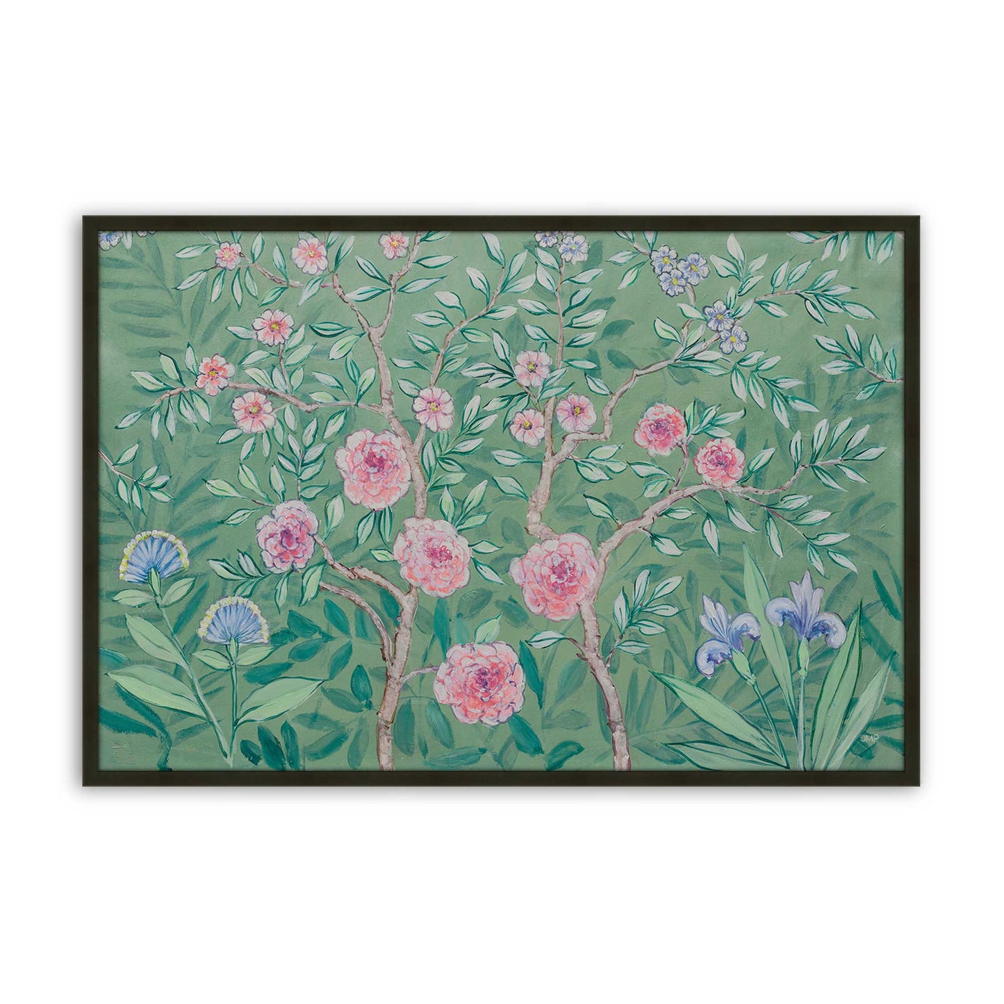 [Color:Satin Black], Picture of art in a Satin Black frame