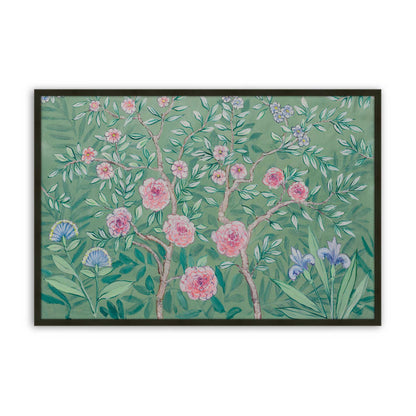 [Color:Satin Black], Picture of art in a Satin Black frame