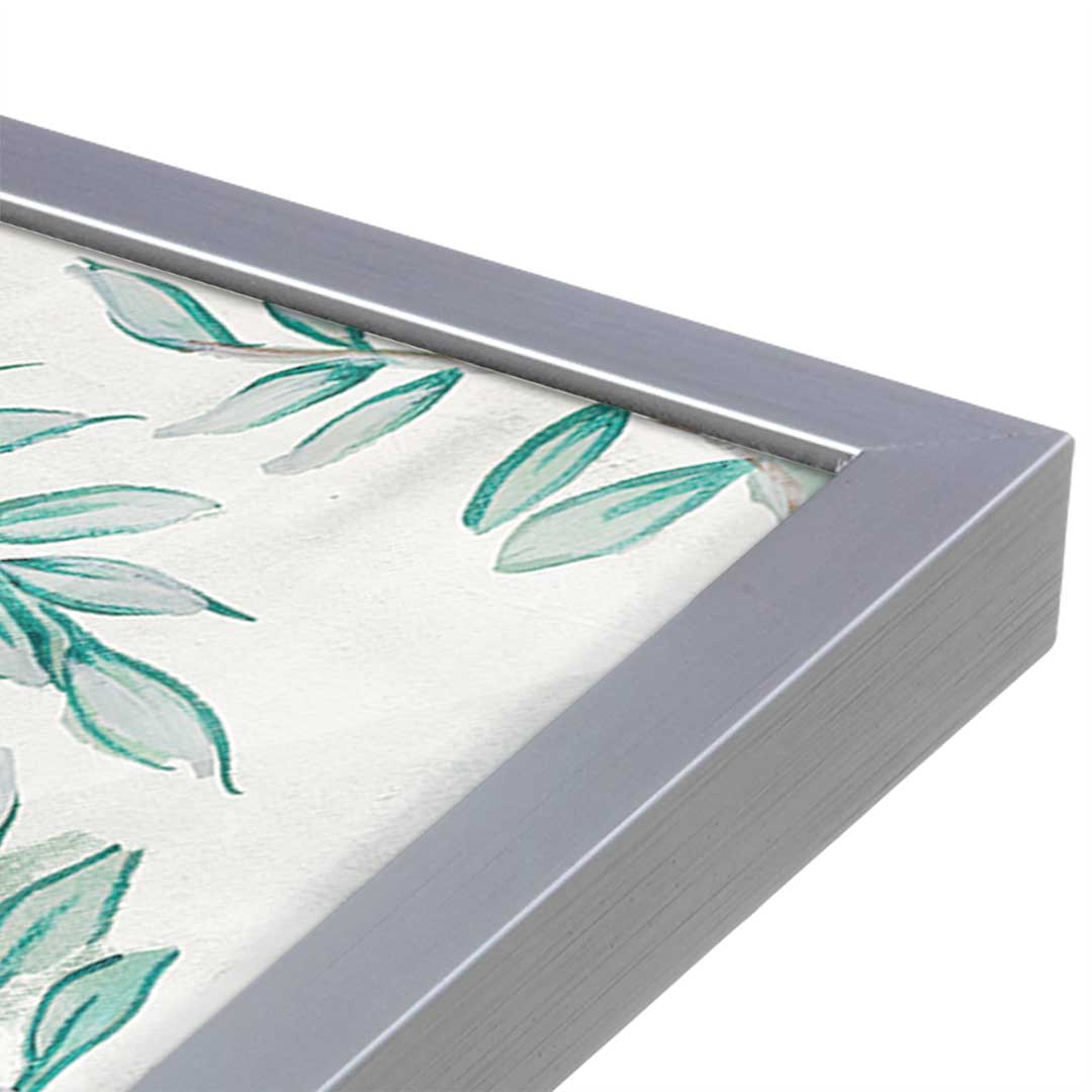 [Color:Polished Chrome], Picture of art in a Polished Chrome frame at an angle