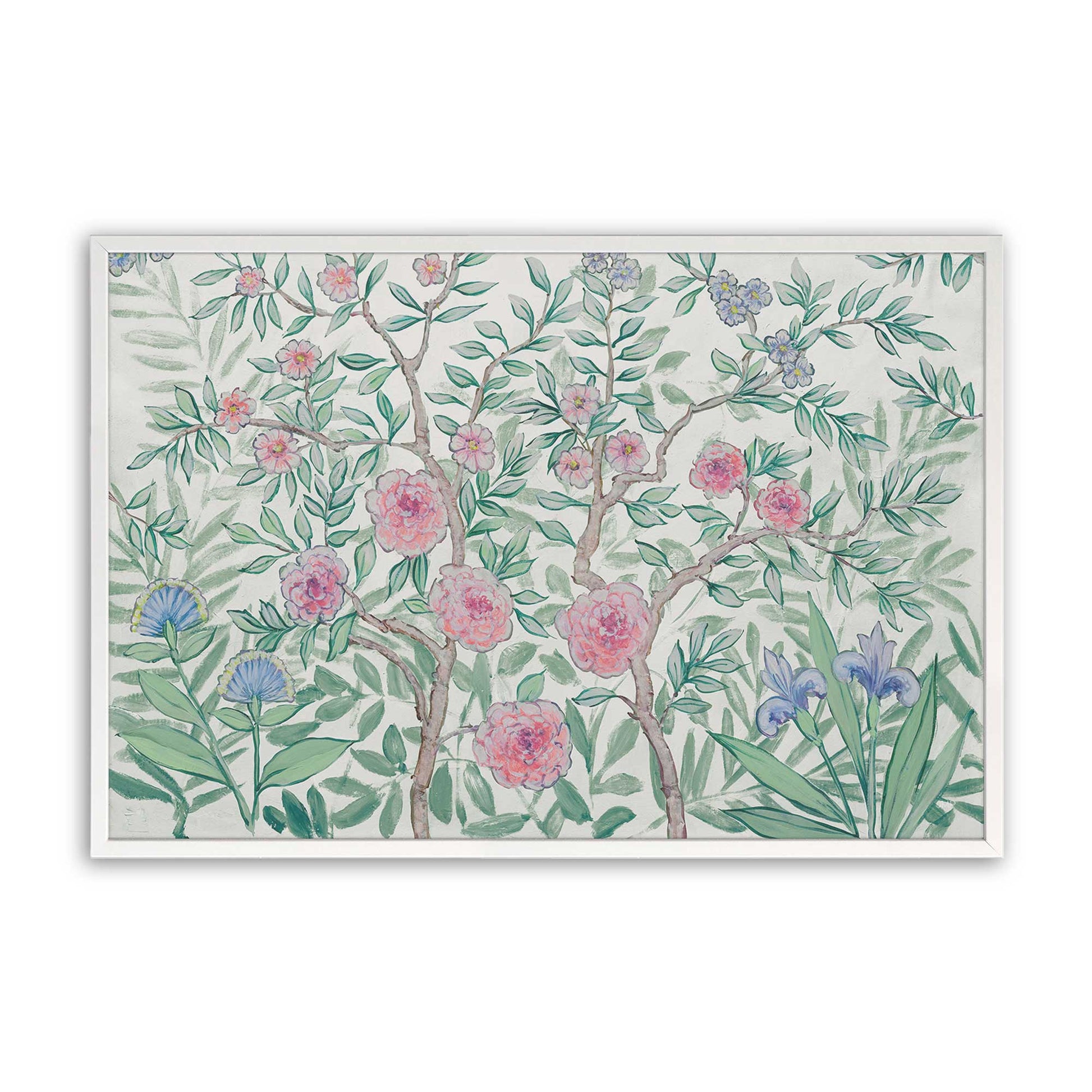 [Color:Opaque White], Picture of art in a Opaque White frame