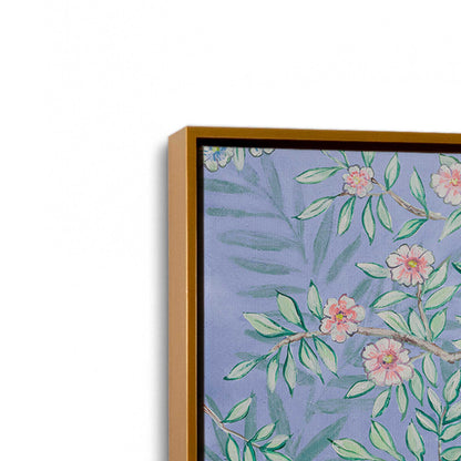 [Color:Polished Gold], Picture of art in a Polished Gold frame at an angle