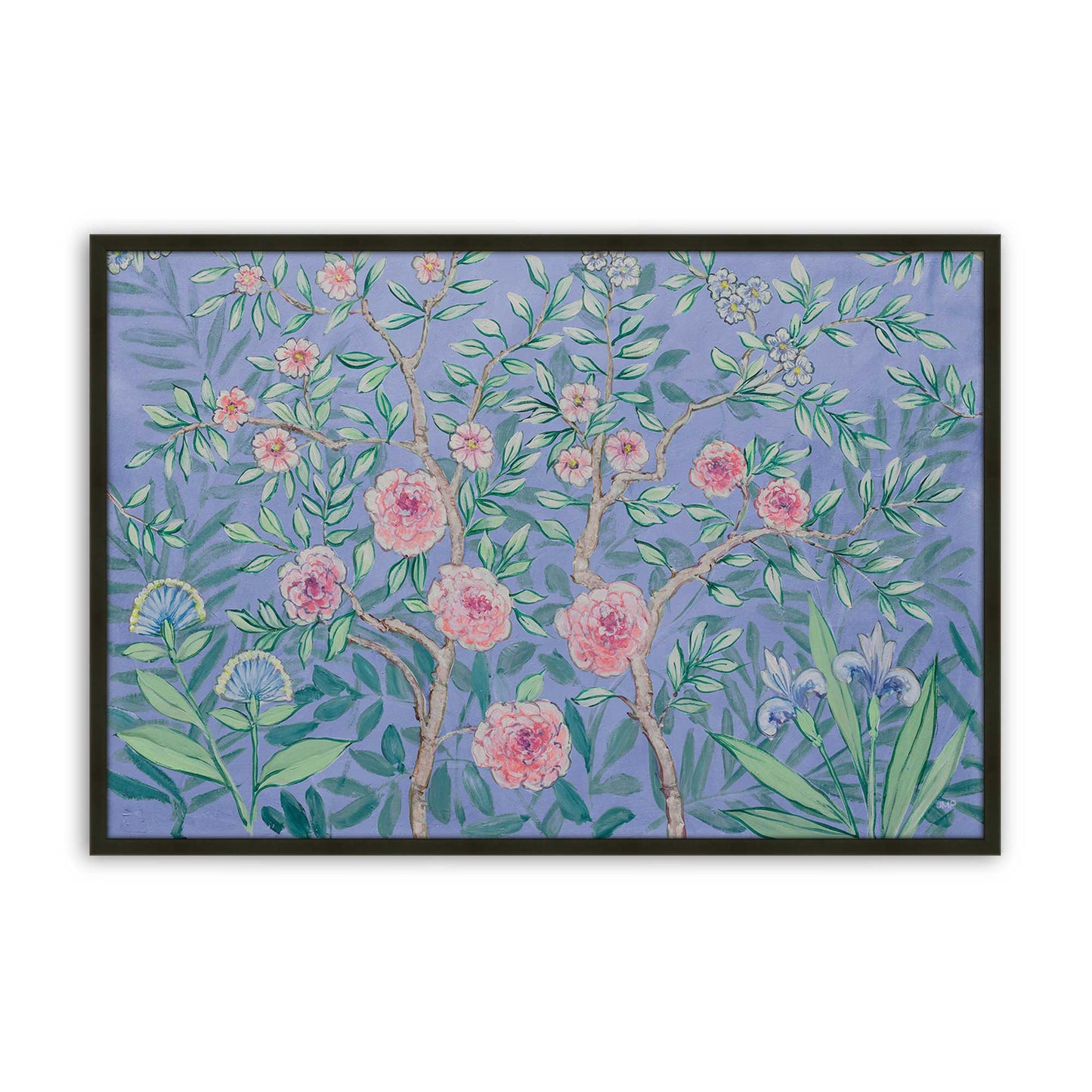 [Color:Satin Black], Picture of art in a Satin Black frame