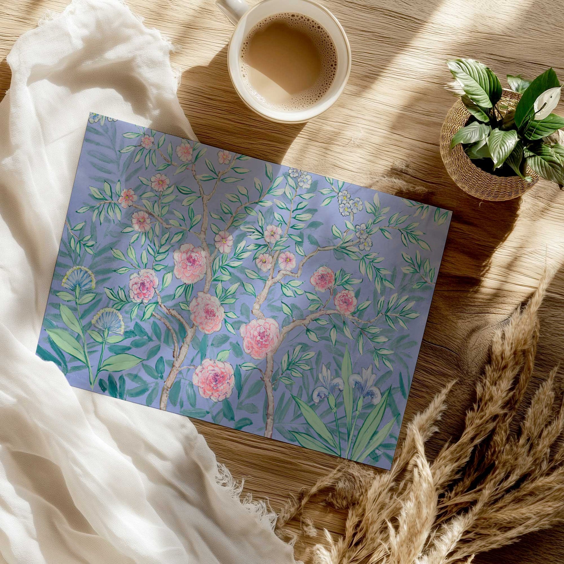 [Color:Rolled Print], Picture of close up of art