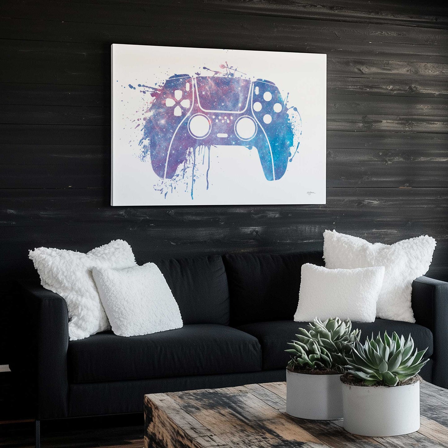 Picture of art in a room