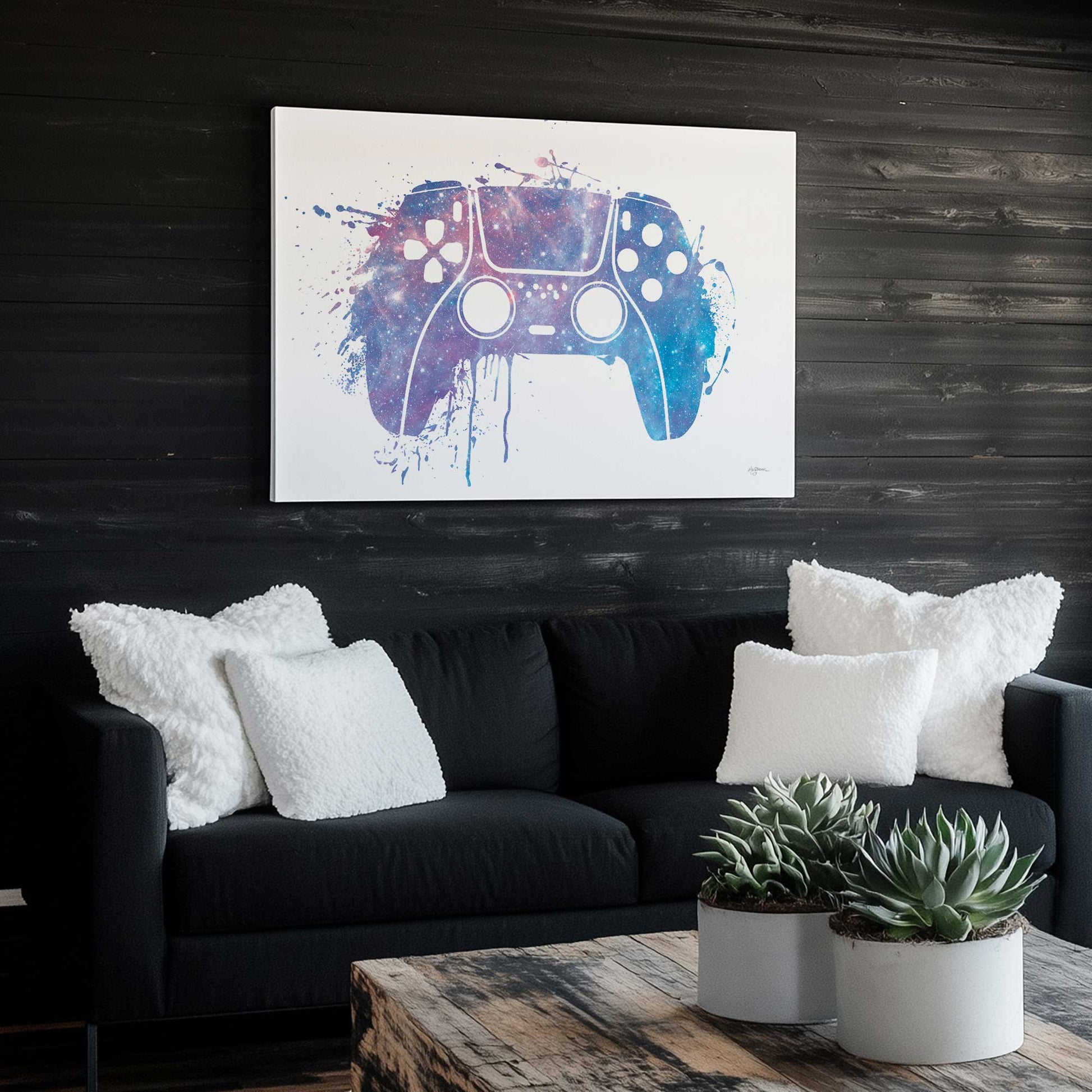 Picture of art in a room