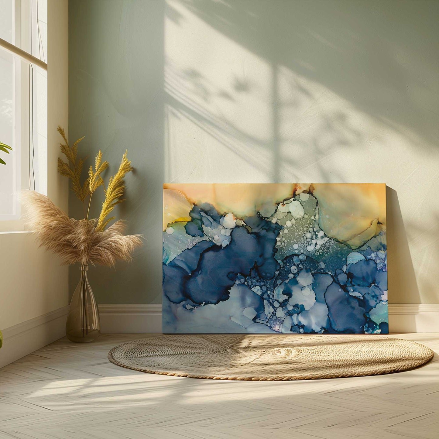 Picture of art in a room