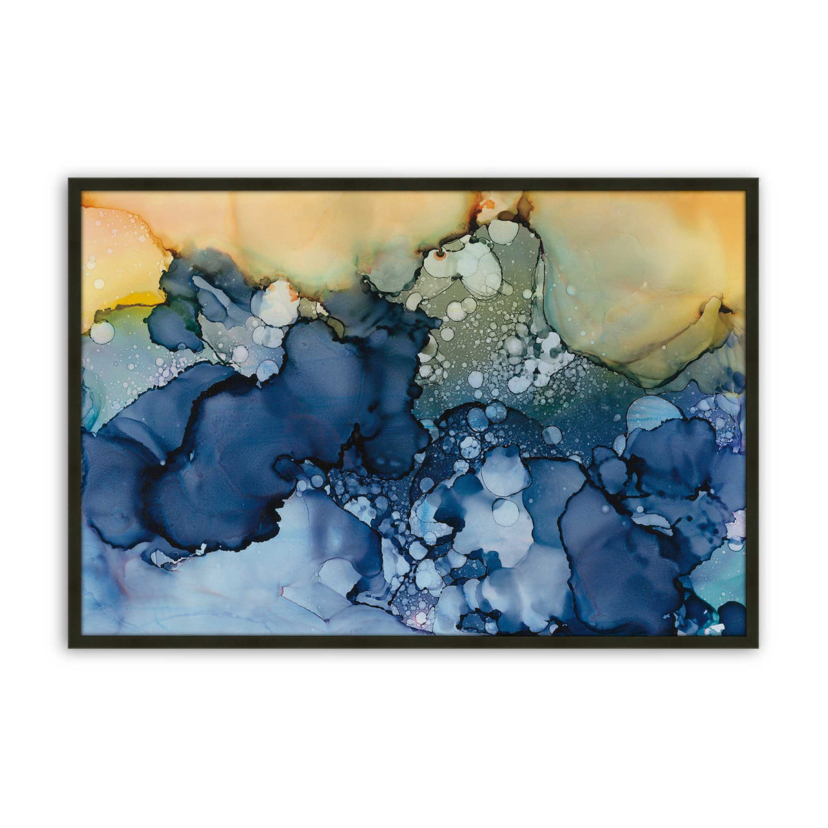 [Color:Satin Black], Picture of art in a Satin Black frame