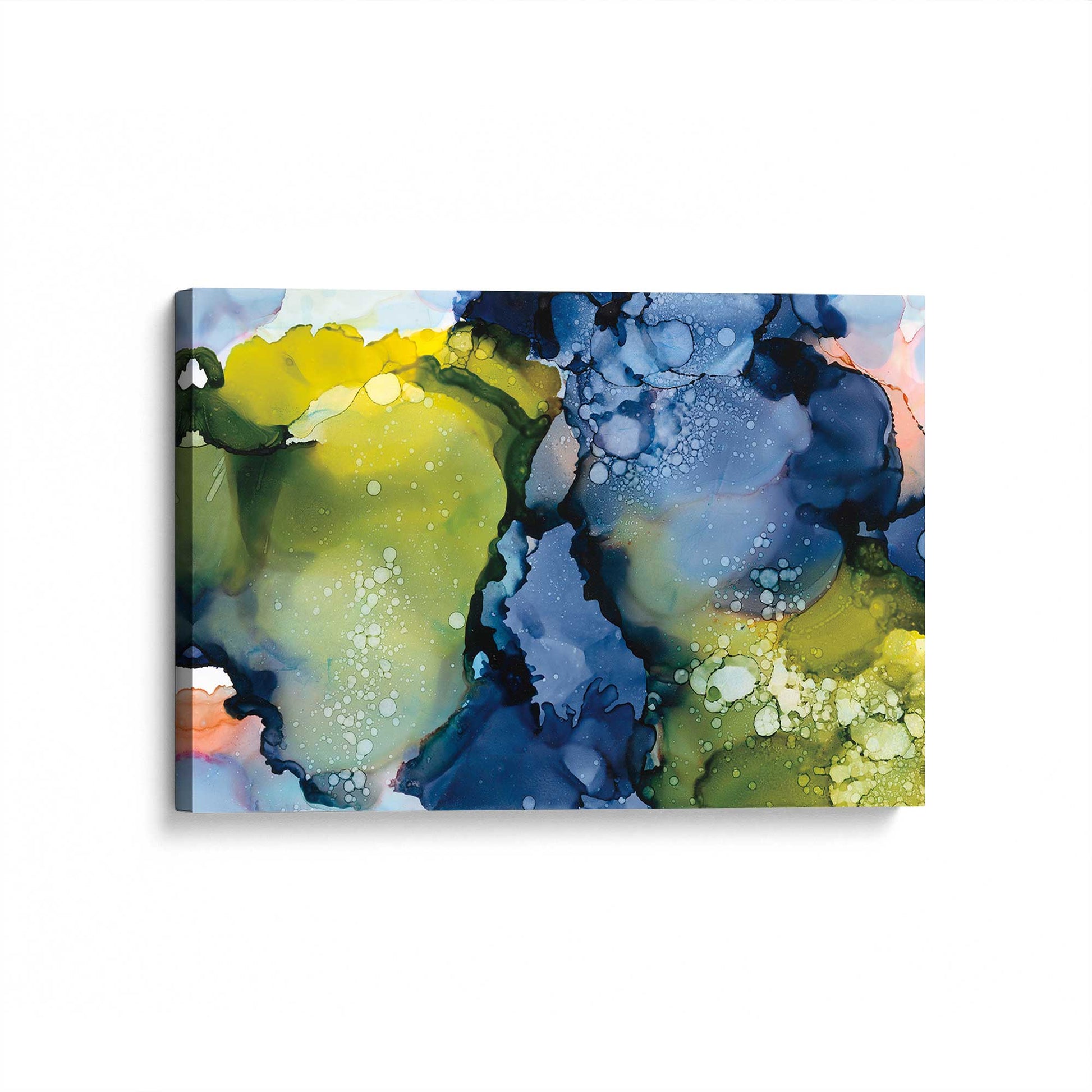[Color:Stretched Canvas], Picture of art at an angle