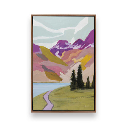 [Color:Walnut], Picture of art in a Walnut frame