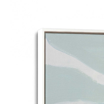 [Color:Opaque White], Picture of art in a White frame at an angle