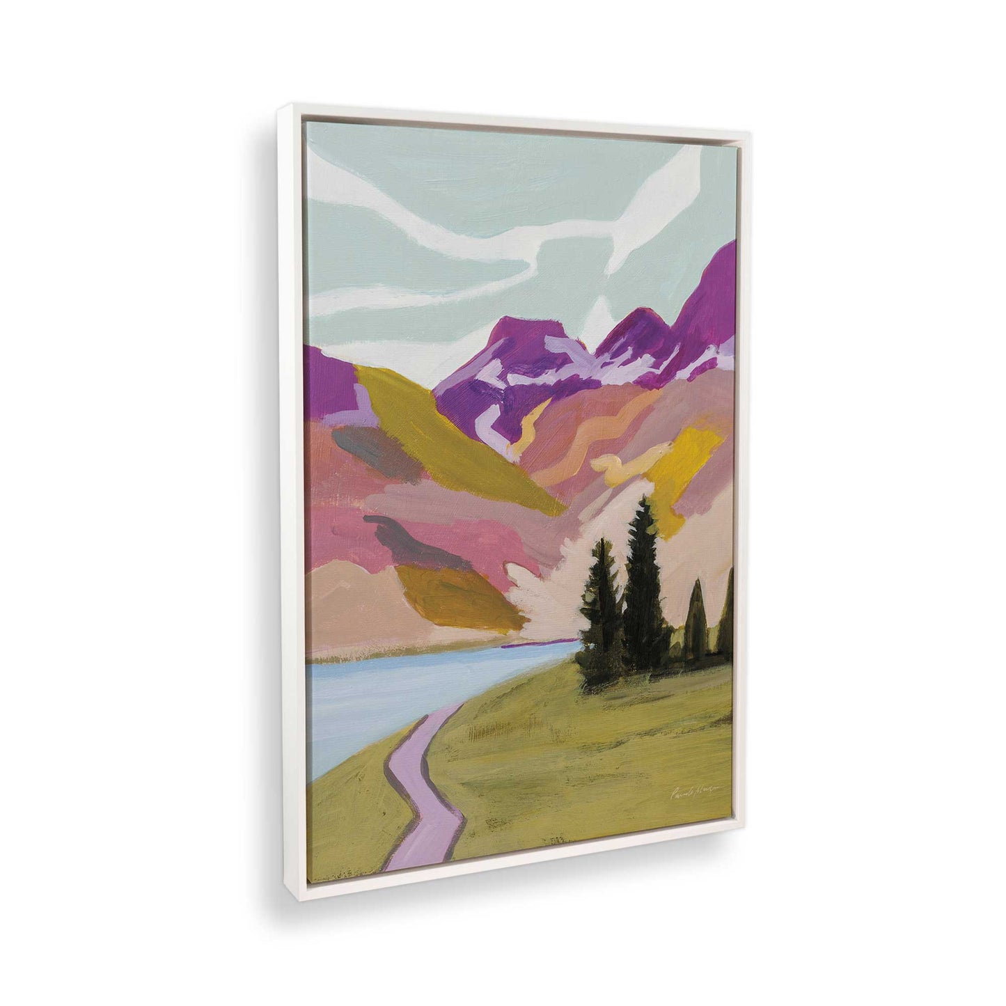 [Color:Opaque White], Picture of the corner of the art