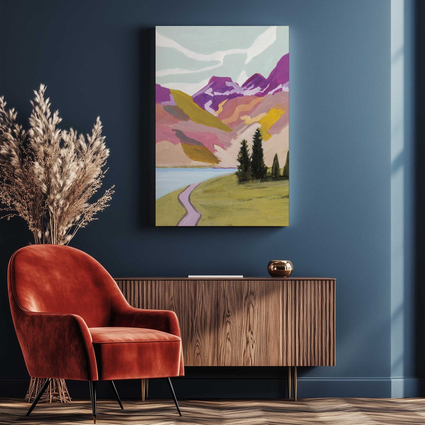Picture of art in a room