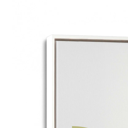 [Color:Opaque White], Picture of art in a White frame at an angle