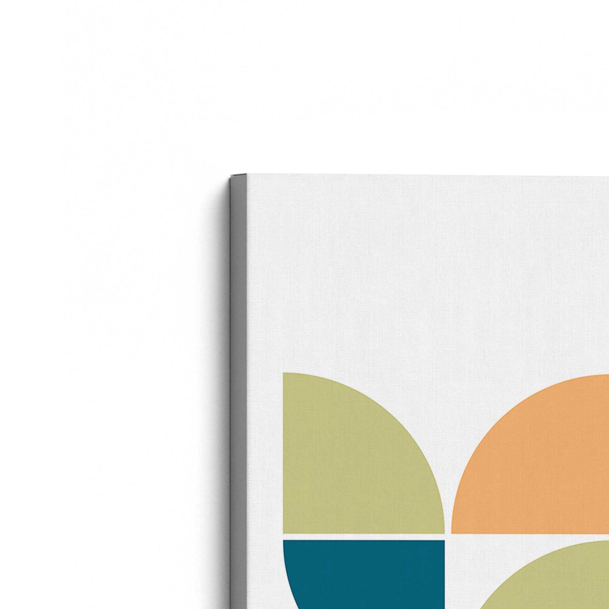 [Color:Stretched Canvas], Picture of the corner of the art