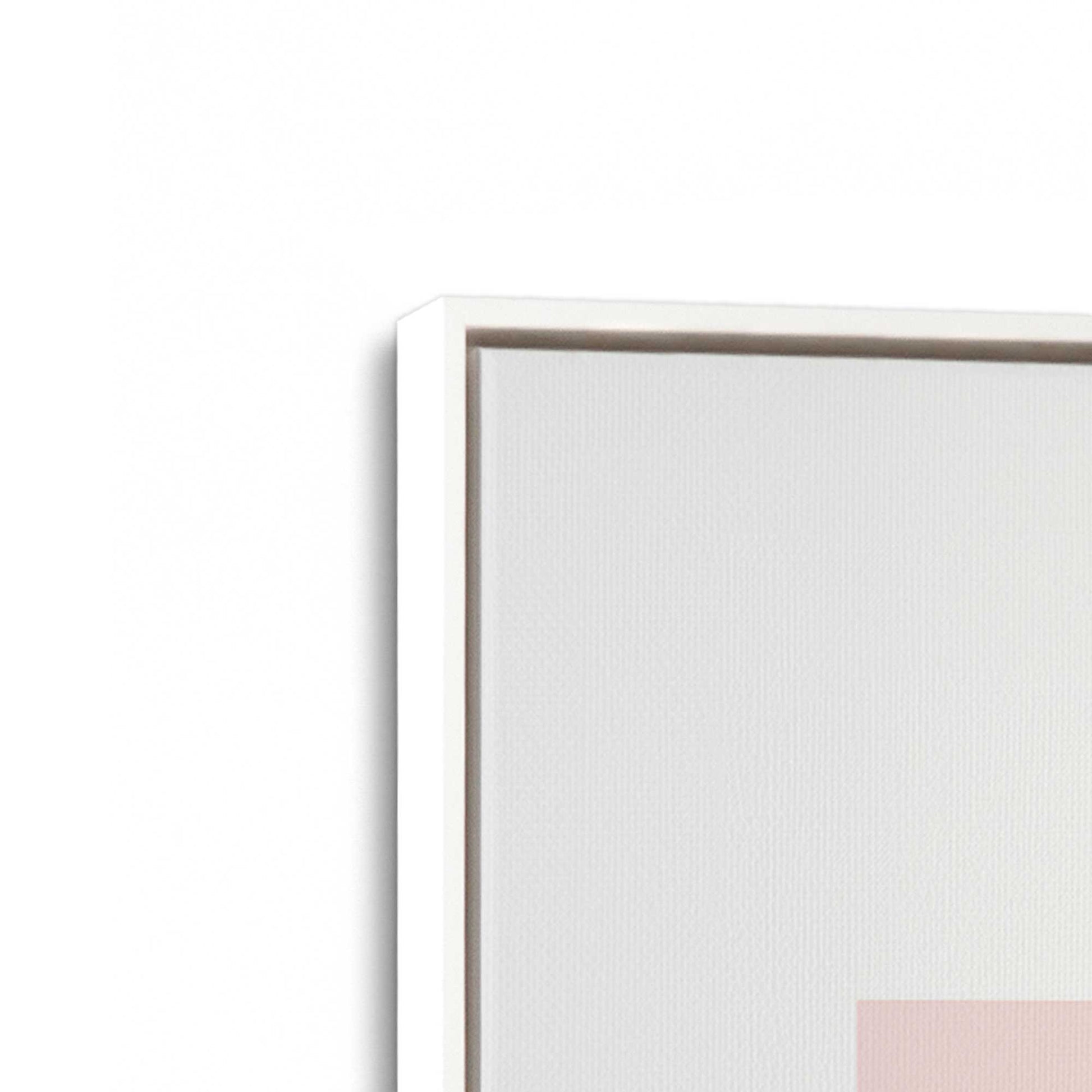 [Color:Opaque White], Picture of art in a White frame at an angle