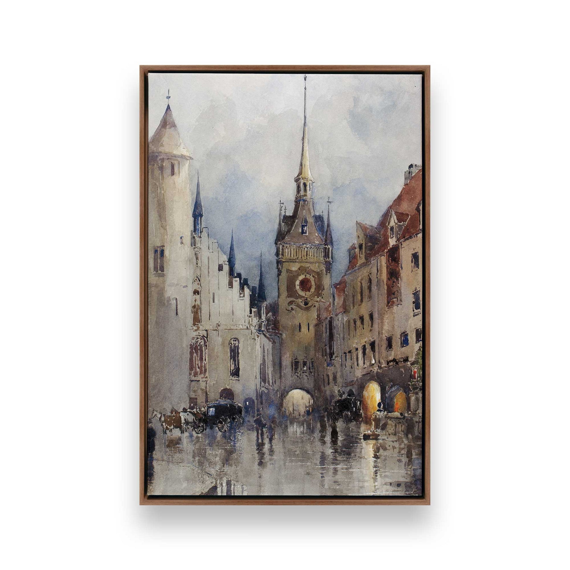 [Color:Walnut], Picture of art in a Walnut frame