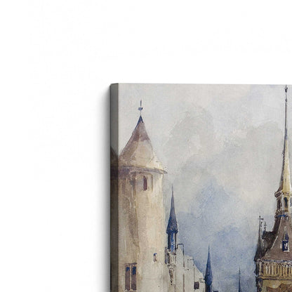 [Color:Stretched Canvas], Picture of the corner of the art