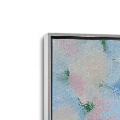 [Color:Polished Chrome], Picture of art in a Polished Chrome frame at an angle