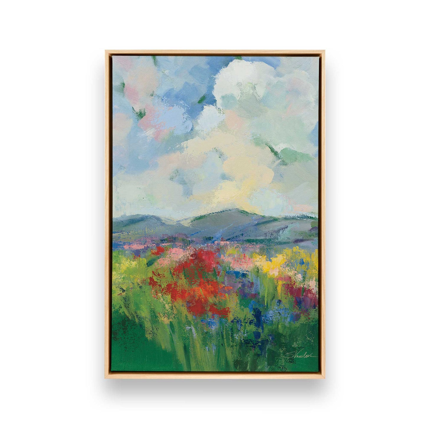 [Color:American Maple], Picture of art in a American Maple frame