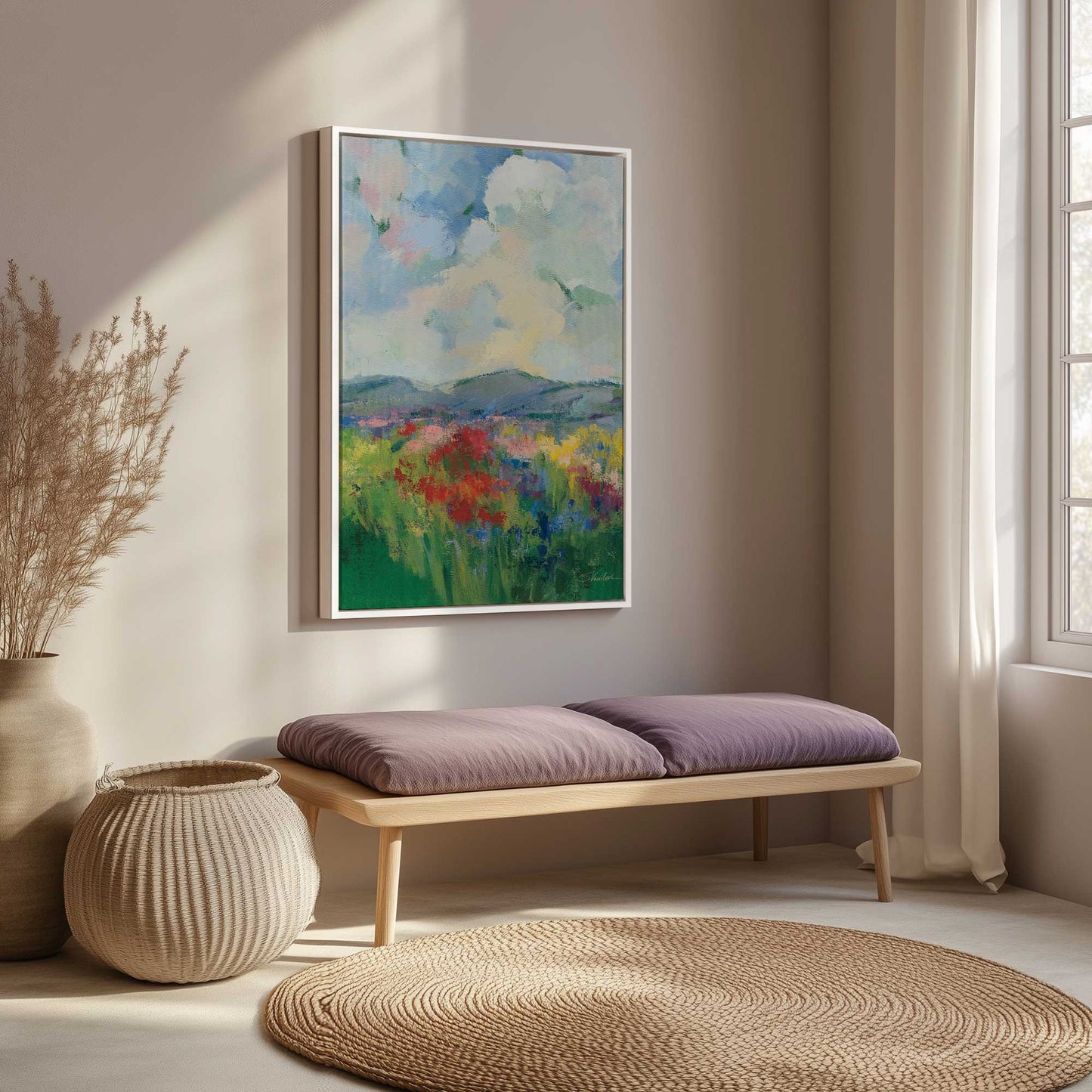 Picture of art in a room