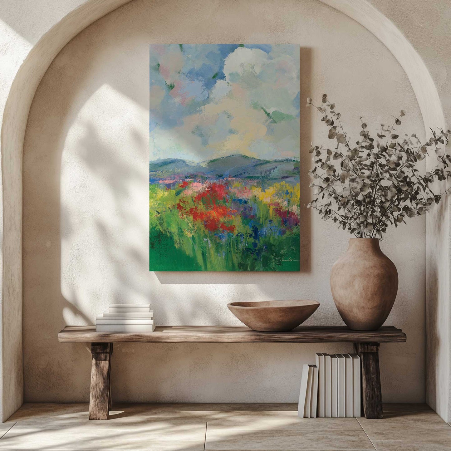 Picture of art in a room