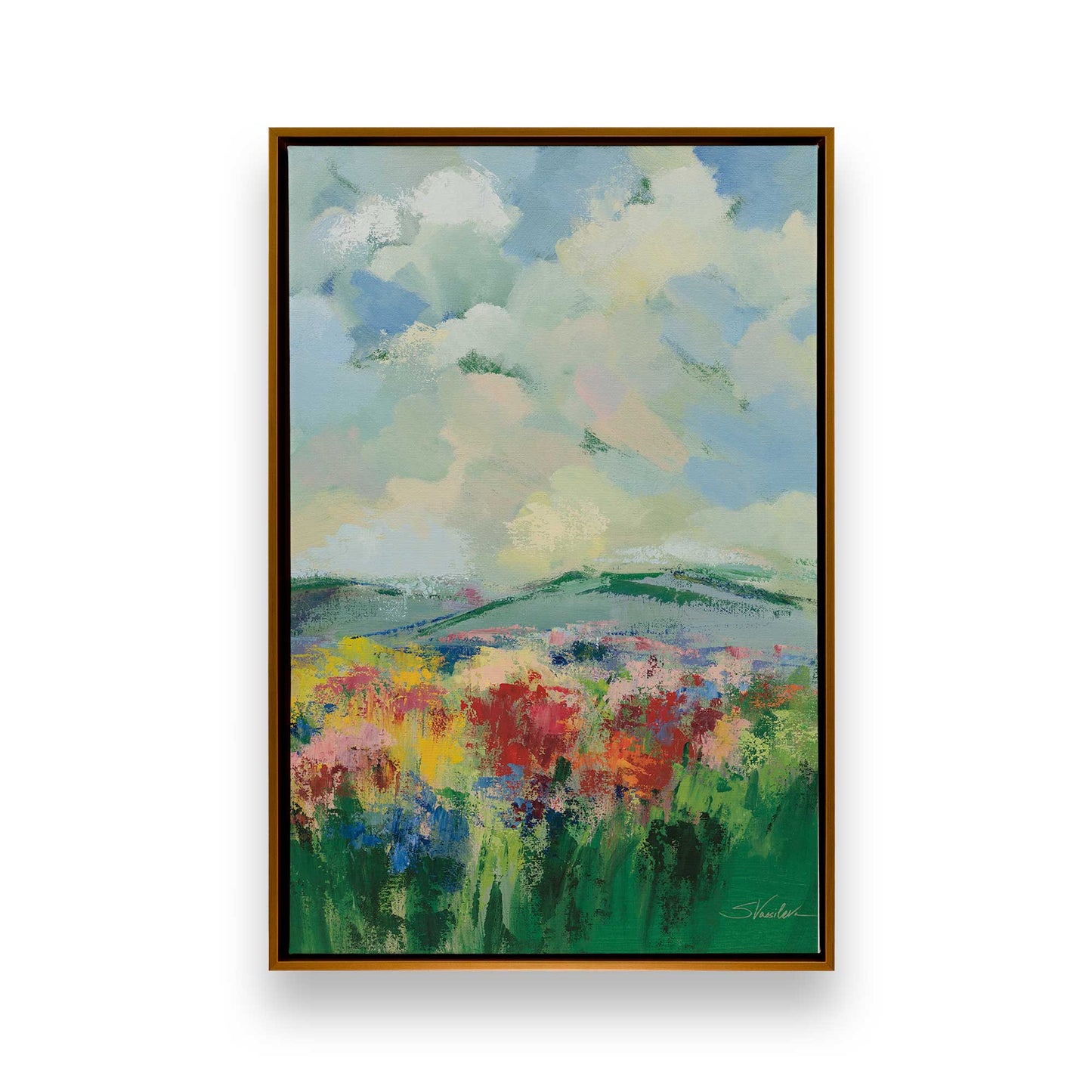 [Color:Polished Gold], Picture of art in a Polished Gold frame