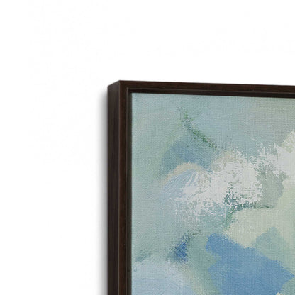 [Color:Espresso], Picture of art in a Espresso frame at an angle