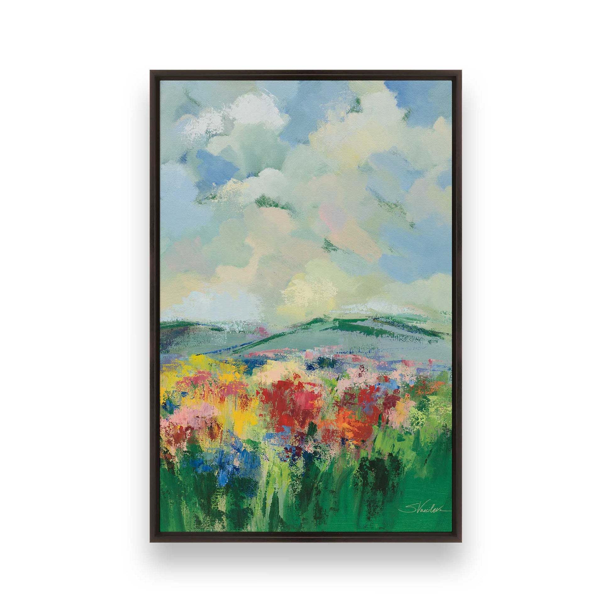 [Color:Espresso], Picture of art in a Espresso frame