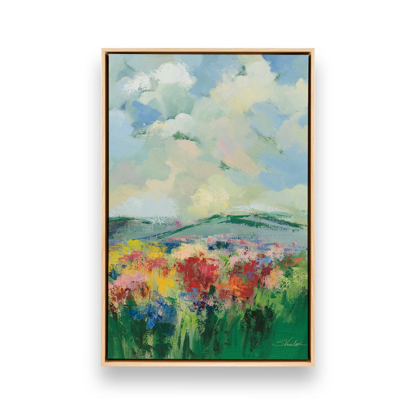 [Color:American Maple], Picture of art in a American Maple frame