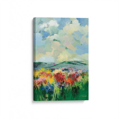 [Color:Stretched Canvas], Picture of art at an angle