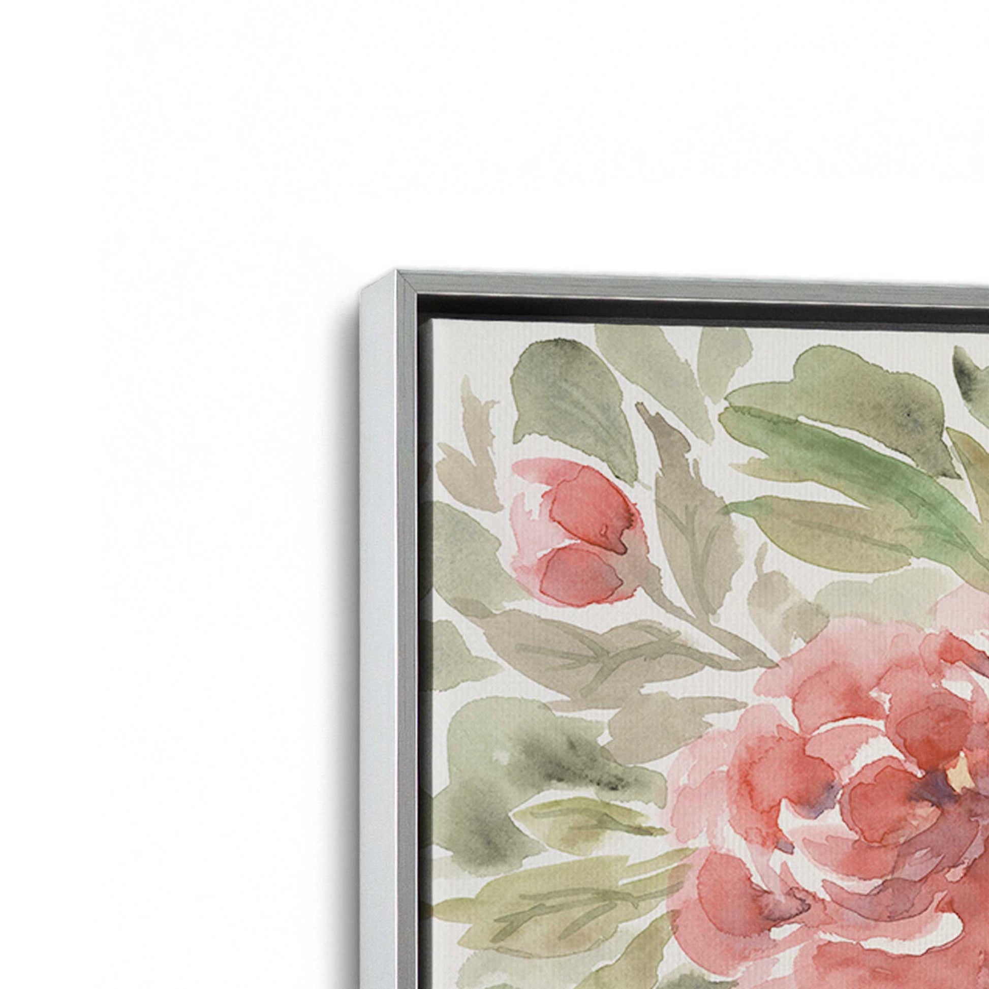 [Color:Polished Chrome], Picture of art in a Polished Chrome frame at an angle