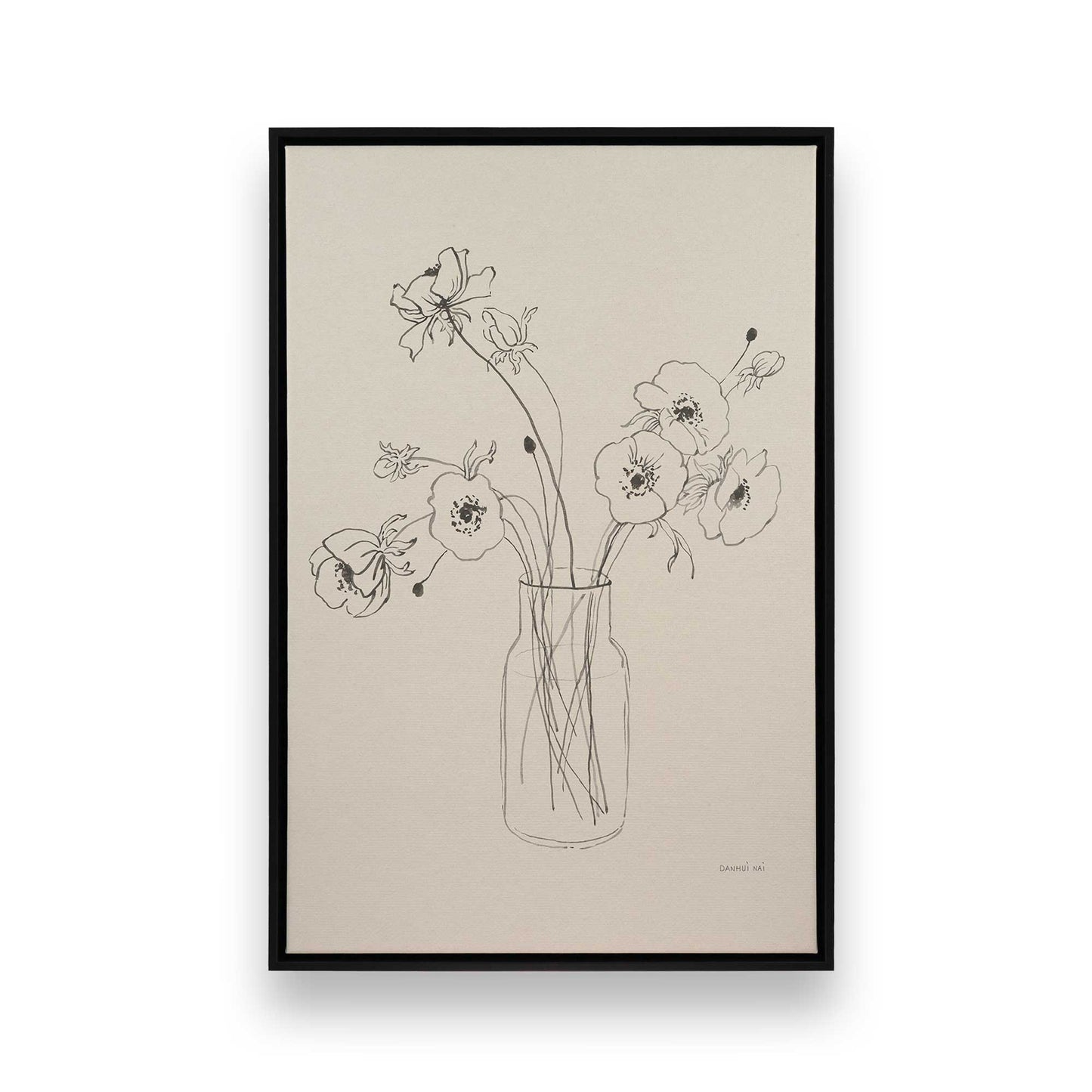 [Color:Satin Black], Picture of art in a Satin Black frame