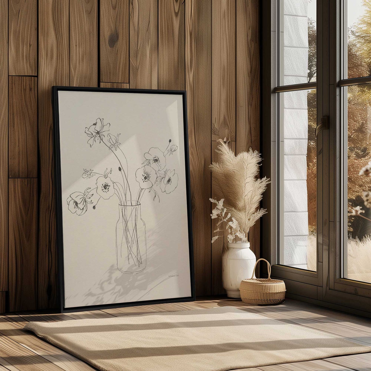 Picture of art in a room