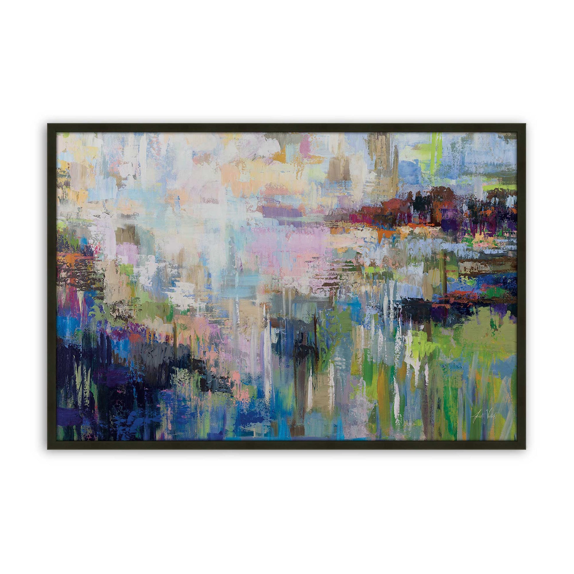 [Color:Satin Black], Picture of art in a Satin Black frame